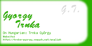 gyorgy trnka business card